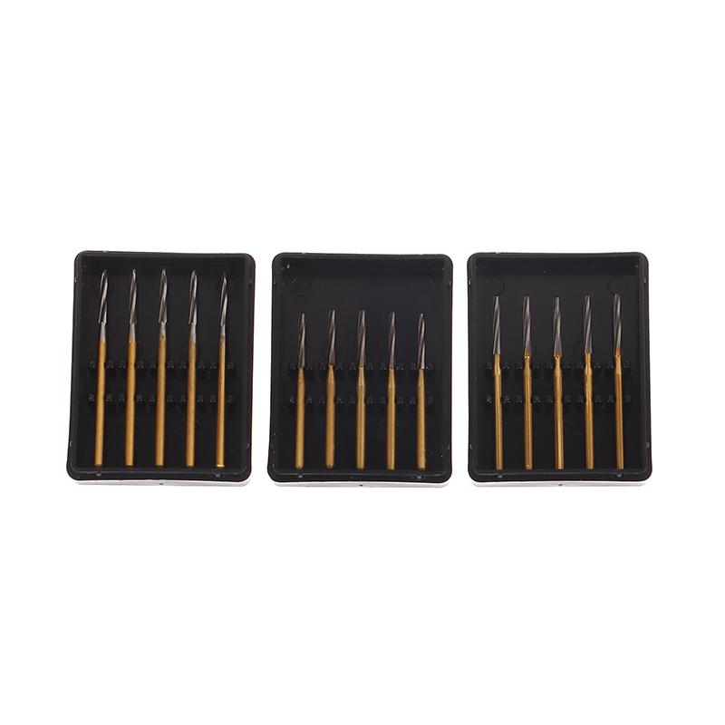 5Pcs Dental Carbide Burs Surgical Endodontic Tungsten Bone Cutters Drill Bit Endo-Z Fg 25Mm For High Speed Handpiece
