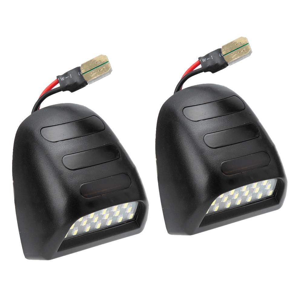 2Pcs LED License Number Plate Lamp Light Fit for Chevy Silverado 1500 1999 2013DC12V