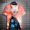 Men T-Shirt Japanese Manga Girl Style Print T-Shirt Fashion Breathable 3D Print