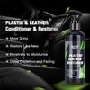 50/100/300ml HGKJ AUTO S3 Plastic Leather Refurbishment Restorer Quick Coat Agent For Car Interior Leather Renovator With Sponge