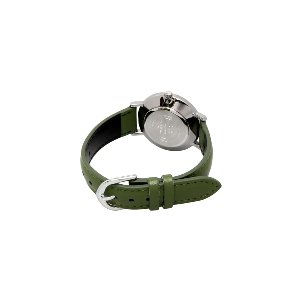 Casio LTP-VT03L-3B Analog Quartz Women's Watch Cream Green Leather Band Imported Model
