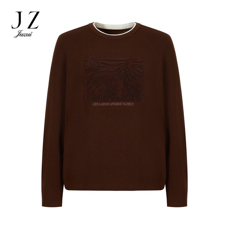 

JUZUI Women s Relaxed Fit Double-Layer Collar Knit Sweater XL