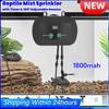 Automatic Reptile Mist Sprinkler with 360°Adjustable Nozzles Auto Controller Spray Kit System Touch Screen for Herps Terrariums