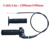 Ensemble Câble d'Accélérateur Poignée Guidon Gaine Poignée 1200mm/1300mm 7/8" 22mm Pour Mini Moto ATV Quad Moto Cross 50cc 90cc 110cc 125cc 140cc