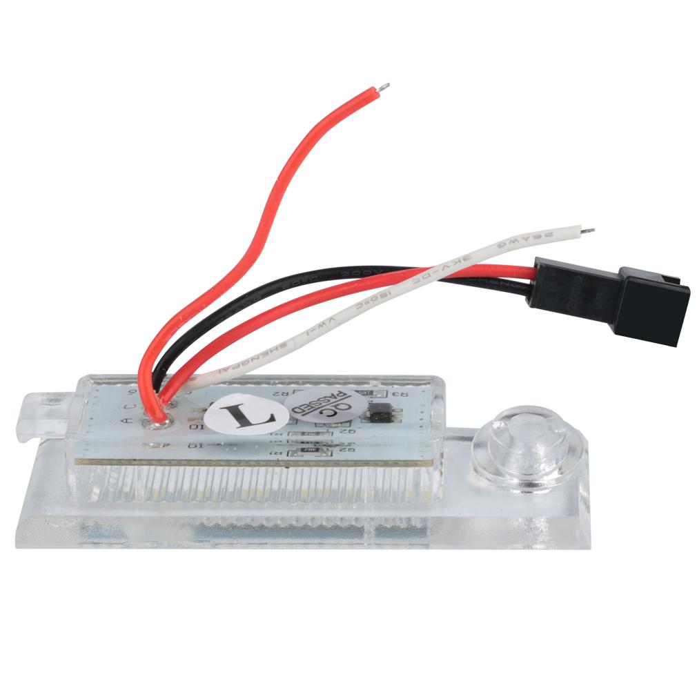2 buc DC 12V LED Lampă pentru Numărul Numărului de Înmatriculare Auto Lampă Fară Eroare pentru A6 C5/4B Sedan 97-04 Accesorii Auto Canbus 18SMD Lumini pentru Numărul Numărului