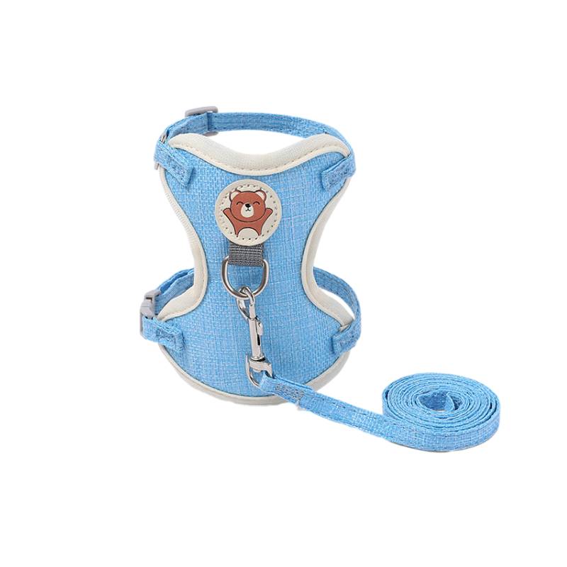 

Pet Vest Cat Type Adjustable Chest Strap Small Mediumsized Antibreakaway Dogs Blue,S