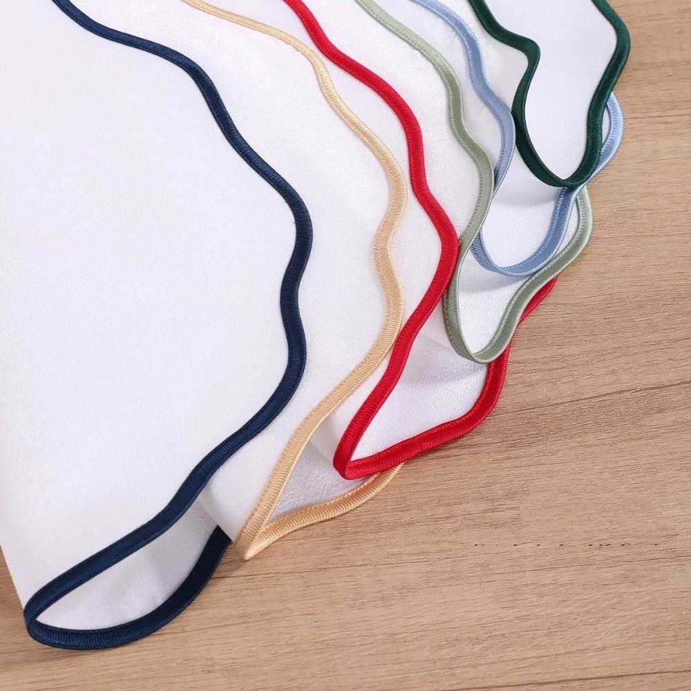 Double-Sided Linen Dining Mat Non-Slip Table Mats Exquisite Heat Insulation Pad  Kitchen