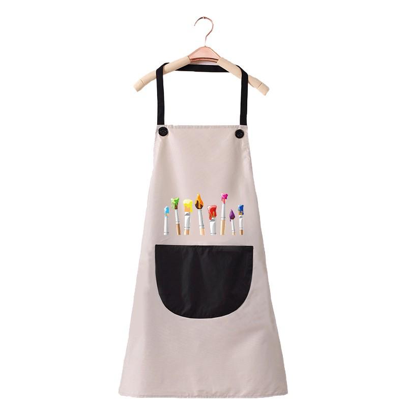 Grembiule Artistico Impermeabile per Bambini - Senza Maniche, Grembiule da Pittura Reversibile per Bambini e Attività Genitore-Figlio