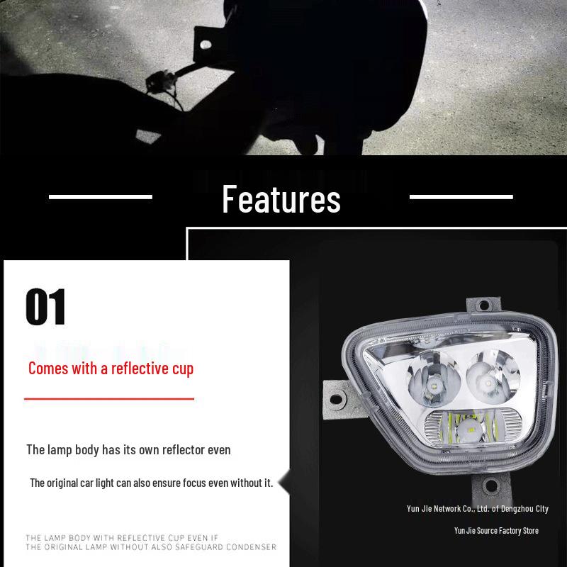 Super Bright Front Fog Lamp Assembly for Foton Aumark S1/S3 & Aoling CT3 Headlight