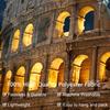 2D Ancient Roman Colosseum Tapestry Nighttime Historical Architecture Wall Hanging