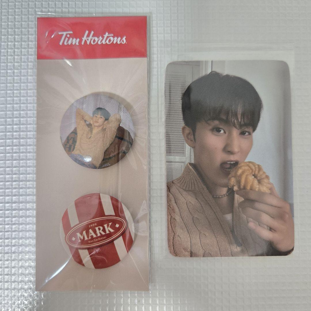 

[USED] Anonymous delivery NCT Mark Tim Hortons badges & trading cards