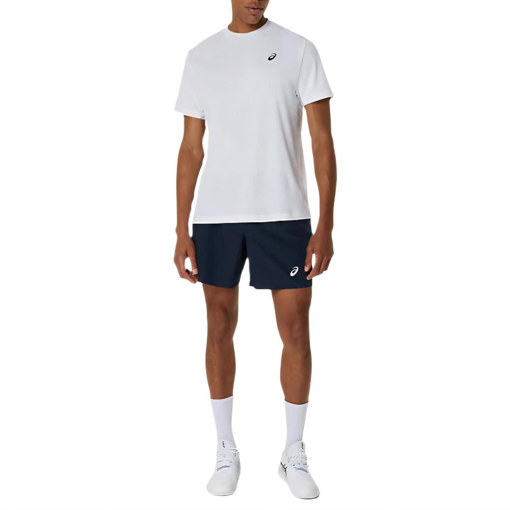 Asics COURT SHORT SLEEVE TOP T Shirt Men's White 2041A339-100