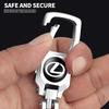 Anti-Lost Car Metal Keychain 3D Styling Badges Key Rings Accessories for Lexus ES300 RX330 RX300 GS300 IS250 IS200 CT200h NX RX