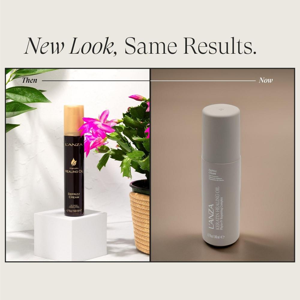 L Anza Keratin heaLing oiL Defrizz Cream 4.7 Oz