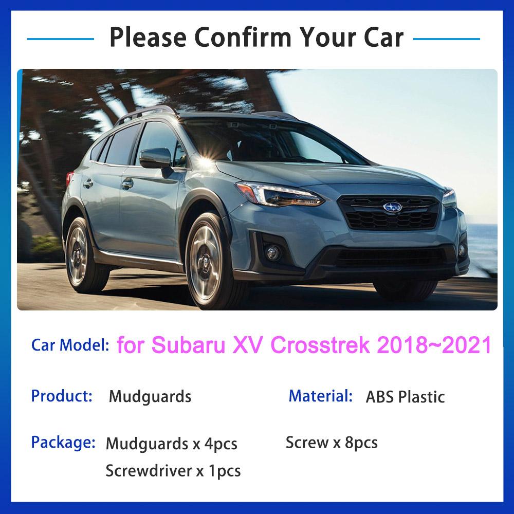 Für Subaru XV Crosstrek 2018 Schmutzfänger Kotflügel Spritzschutz Kotflügelverbreiterung vorne Hinterrad Auto Styling