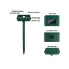 2024 Ultrasonic Animal Repellent, 1-Pack Solar Outdoor Deer Repeller with Motion Sensor, Deters Cats, Squirrels, Rabbits