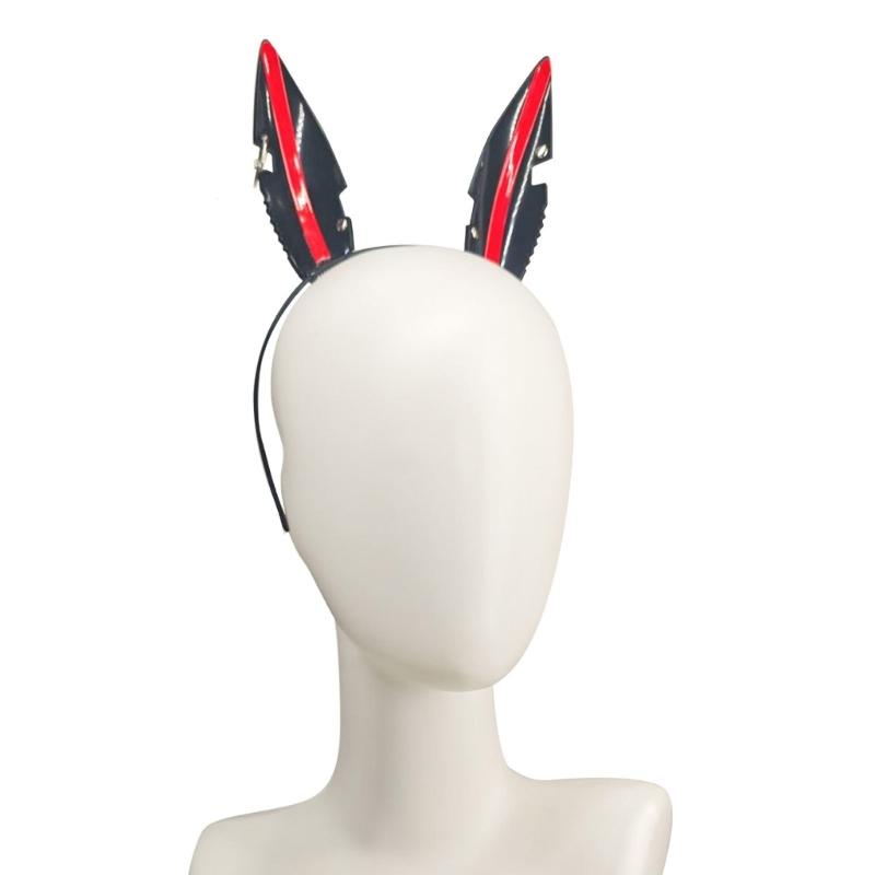 

Plastic Rivet Ears Headband Perfect for Halloween Celebrations and Cosplay Parties Comfortable and Practical Headwear 1