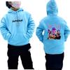 2025 Herbst/Winter KPOP Inspiriertes Demon Hunter Mädchen Fleece Kapuzensweatshirt