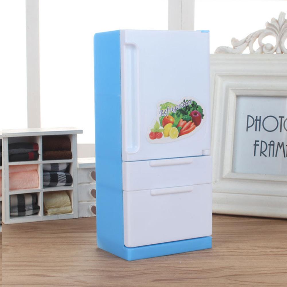 Mini Refrigerator for Dolls Derived Product Dolls Simulation House Furniture Doll Fridge Toy
