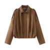 European and American Style, New Women's Clothing, Fashionable, Casual, Versatile, Imitation Deerskin Jacket