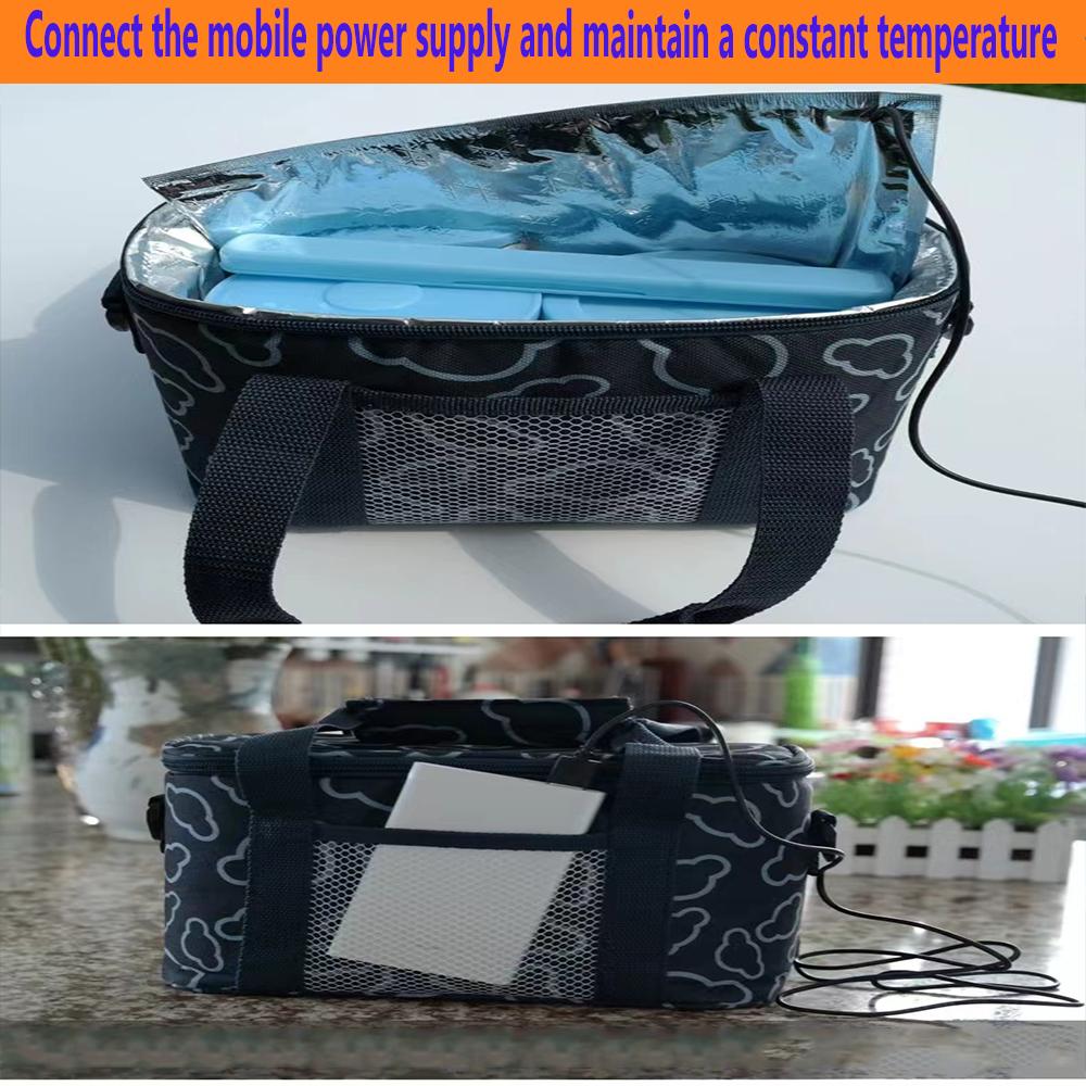 Car Refrigerator Bag Heating Plate 5V Portable USB Heating Plate, Used for Food Heater Lunch Box, Used for Electrically Heating