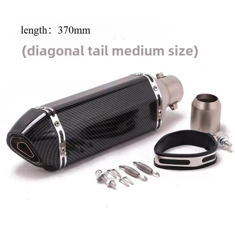 For Kpr150 Horizon 350r3r25 Gsx Ninja250z400 Huanglong 300 Modified Small Hexagonal Exhaust Pipe Model Universal Modification Parts