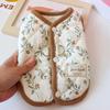 Mode Niedliches Kaninchen Aufdruck Haustier Hund Kleidung Winter Warm mit Samtjacke Teddybär Mantel Haustierbedarf Welpen Kleidung Weste Geschenk
