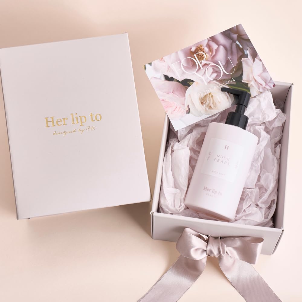 Her lip to BEAUTY Beauty Hand Soap Gift Present Nude Pearl Scent Hand Wash Stylish Good Smell 300ml [Official]