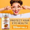 High-content Lutein and Zeaxanthin Soft Capsules, 40mg, Natural Plant Extract Nutrition, Suitable for Adults.