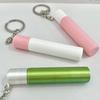 Portable Cotton Swab Toothpick Case with Chain Keychain Mini Storage Box for Toothpick Medicine Pills