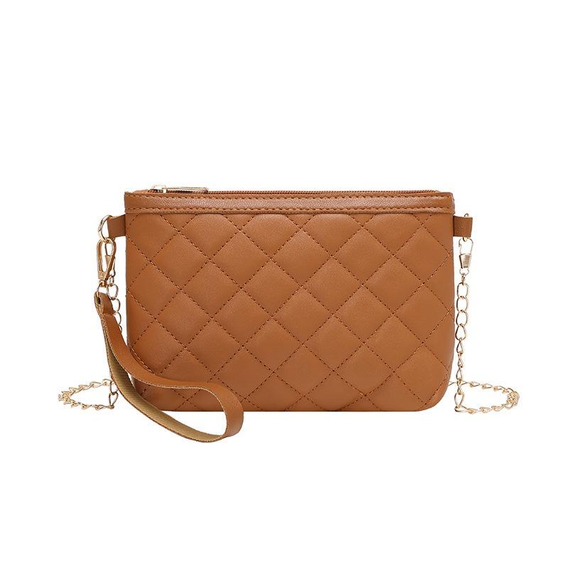 Xia Qiu women's diamond bag embroidery thread chain oblique span shoulder change bag women's bag