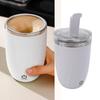 380ML Automatic Stirring Coffee Mug 304 Stainless Steel Auto Magnetic Coffee Cup Electric Mixing Mug for Home Office Gym
