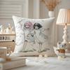 Cushion Cover Pattern Printed Pillowcase For Living Room Sofa Cushion Cover & Bedroom Decor Game A-Alien Stage-Sua And Mizi