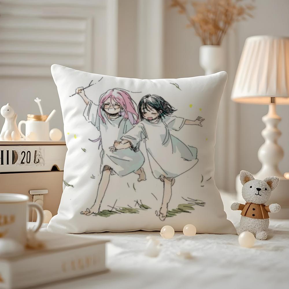 Cushion Cover Pattern Printed Pillowcase For Living Room Sofa Cushion Cover & Bedroom Decor Game A-Alien Stage-Sua And Mizi