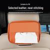 AITO M Car Leather Tissue Holder: Headrest Strap Pull-Out Box