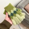 Touch Screen Knitted Glove Windproof Women Glove Fashion Winter Cycling Glove  Female
