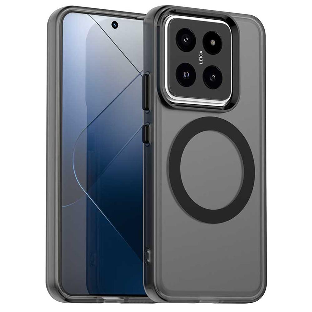 Für Xiaomi 14 Hülle Kompatibel mit MagSafe PC+TPU+PET Anti-Sturz Handyhülle