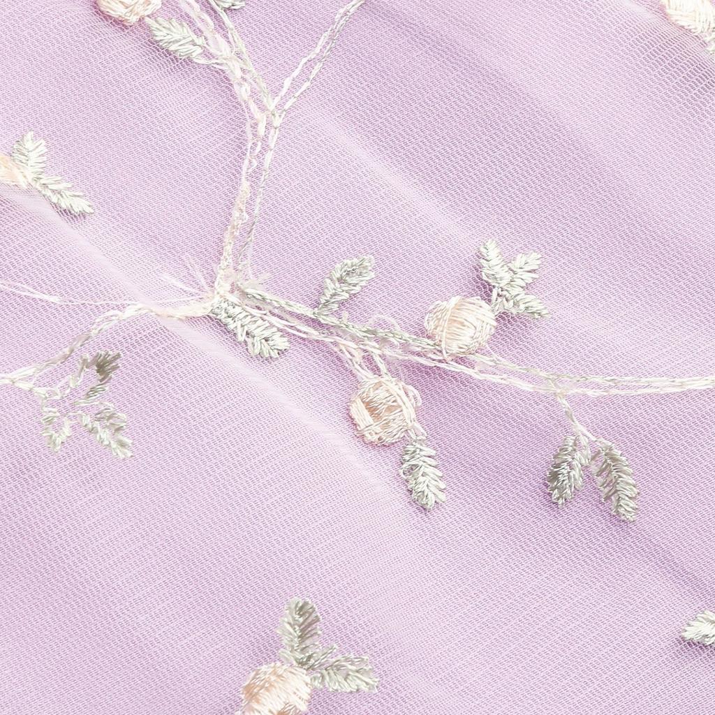 Abito a Bretelle alla Moda per Bambini Abito con Ricamo in Rete Fiocco Abito da Principessa