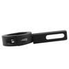 Motorcycle Light Bar Clamp Mount Bracket Bright Black Shockproof Oxidation Process Rubber Rustproof for Motorbike