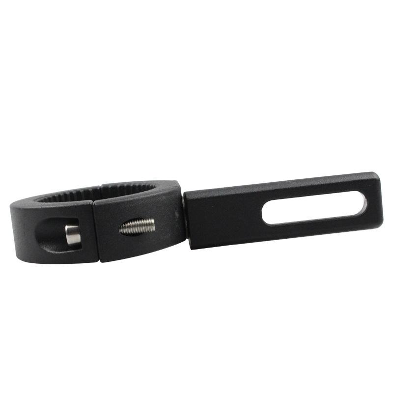 Motorcycle Light Bar Clamp Mount Bracket Bright Black Shockproof Oxidation Process Rubber Rustproof for Motorbike