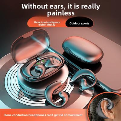 Nová sluchátka Bluetooth s digitálním displejem Bezdrátová běžecká sluchátka s dlouhou výdrží bezbolestné nošení