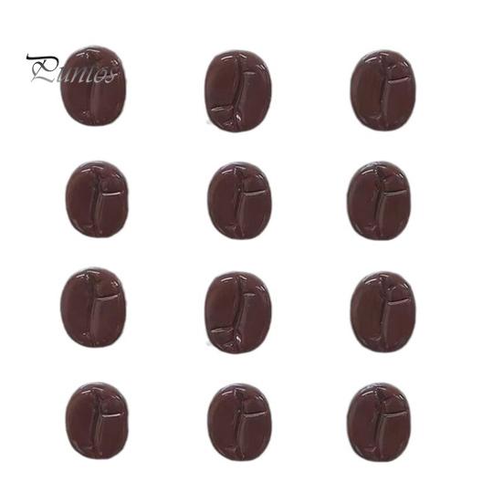 

6/12 шт. Магнит на холодильник в виде кофейных зерен, мини-магнит на холодильник из смолы для домашнего офиса, кухни, украшения для холодильника 6pcs