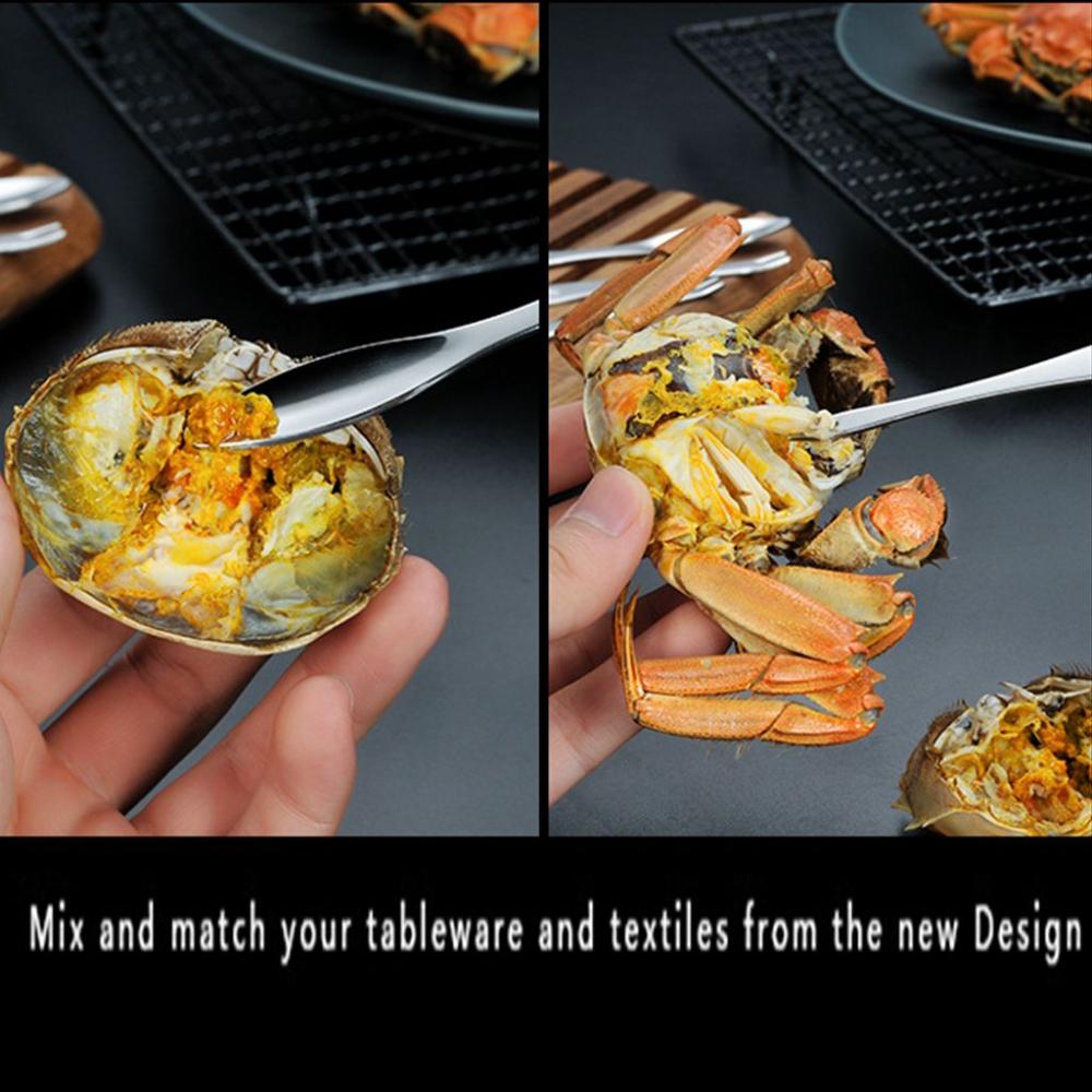 For Crab and Lobster Fruit Fork Seafood Utensils Crab Fork Lobster Spoons Crab Picking Tools