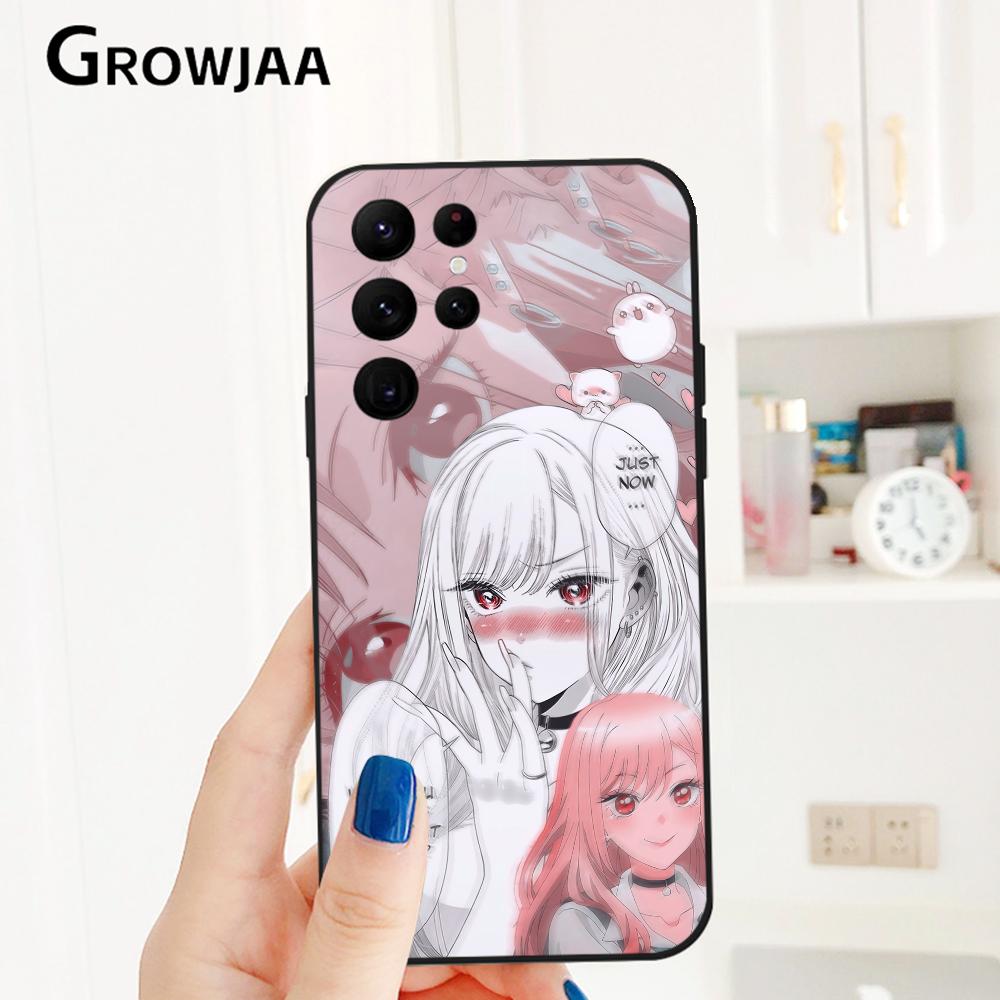 Marin K-Kitagawa Anime Dívka Pouzdro na Telefon Pro Samsung Galaxy S25 S24 S22 S23 Ultra S21 S20 Plus 5G Ochranné Silikonové Funda