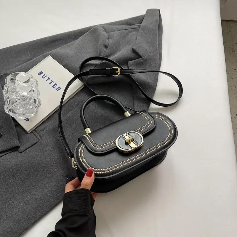 Fashion Ladies Bag Retro Girls Armpit Bag European Ladies Hundred Shoulder Crossbody Bag