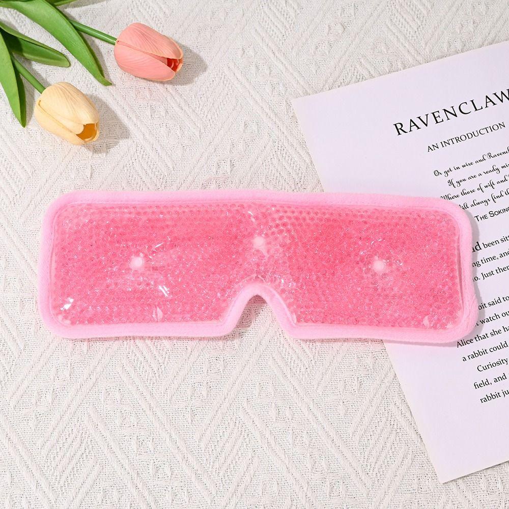 PVC Gel Eye Mask Reusable Beads Gel Sleep Mask Relaxation Cooling Sleep Mask  Compress Puffy Eyes