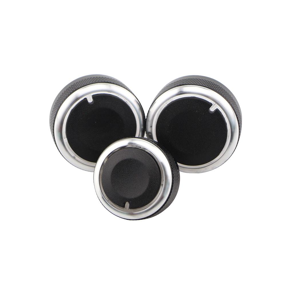 3pcs Car AC Knobs for Nissan Tiida NV200 Livina 2004-2010 Geniss Sylphy 2012 Air Conditioning Heat Control Switch Knob