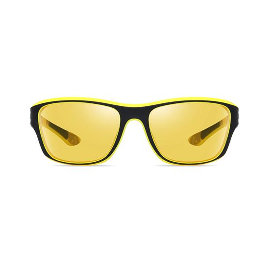 Gafas de Sol Polarizadas Construcción Sólida Resistentes al Deslumbramiento PC Unisex Gafas de Sol con Protección Solar y Almohadilla Nasal para el Hogar