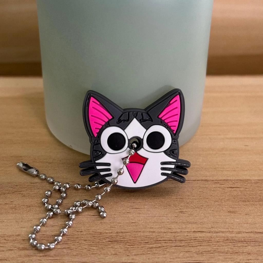 New Stitch Minnie Key Chains Spider Cartoon Keychain Cat Key Cover Caps Car Keychain Key Ring Holder Women