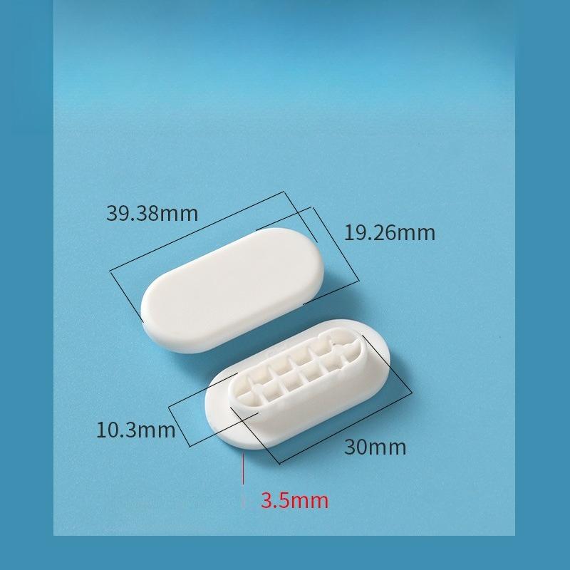 White Old Toilet Seat Cover Toilet Board Buffer Shock-Absorbing Soft Rubber Gaskets Accessories Anti-Slip Silent Foot